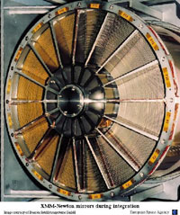 Photograph of part of XMM-Newton.